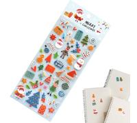 Autocollants 3D de Noël autocollants DIY pour décorations de Noël | Autocollants 3D pour coque de téléphone, cahier, agenda, ordinateur portable, enfants et adultes, cadeaux de fête, B