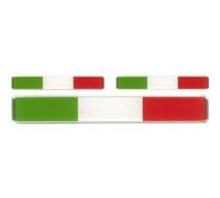 Autocollants 3D Drapeau italien 3 pièces Vert G