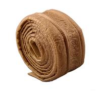 Autocollants 3D en mousse pour décoration murale, plinthe autocollante pour décoration d'intérieur, ruban de moulage en PVC gaufré pour murs, portes, plafonds, 230 cm x 8 cm (cuivre)