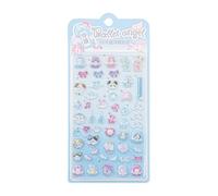 Autocollants 3D mignons, réutilisables et amovibles - Autocollants de scrapbooking pour enfants, pour travaux manuels, étui de téléphone, ordinateur, ordinateur portable, bouteille, anniversaire, Noël