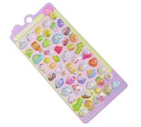 Autocollants 3D pour enfants, motif animal de dessin animé, amusants, réutilisables, autocollants décoratifs mignons pour fête, salle de classe, journal, scrapbooking, étui de téléphone, ordinateur