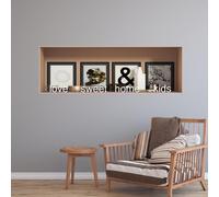 Autocollants à effet 3D « Love sweet home kids » – 4 cadres décoratifs 40 x 120 cm