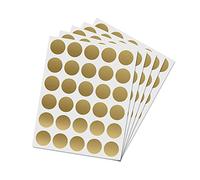 Autocollants à Gratter,6 Feuilles 180 Pack Etiquettes Rondes à Gratter Oro Étiquettes à Gratter pour Activités de Fête Faveurs Notes Cadeaux Surprises Jeux Collectes de Fonds 1 Pouce
