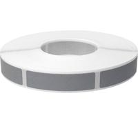 Autocollants à gratter RECTANGULAIRE 10x40mm GRIS x1000