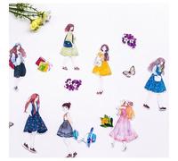 Autocollants Adhésifs S4 A La Vie D'une Fille Avec Jupes, Autocollants De Liberté, Autocollants De Décoration, Diy Bricolage