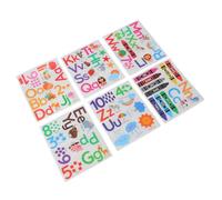 Autocollants Alphabet Muraux Amovibles en Vinyle
