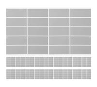 Autocollants Argentés à Gratter, 50 Papier Auto-adhésif | Événements et Mariages, Révélez Messages Cachés ou Codes, Surface Rectangulaire, Pose Facile