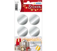 Autocollants argentés Herma DECOR, 32 mm, 18 pièces