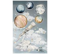 Autocollants bébé Dekornik Galileo Sky/Magic Is Everywhere Bleu 70x105 cm