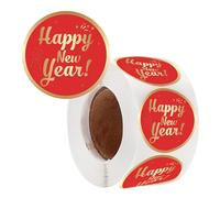 Autocollants bonne année, 500 pièces, étiquettes d ' emballage de noël, étiquettes auto-adhésives pour carte de noël, boîte, de bonbons