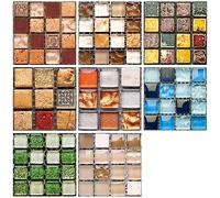 Autocollants Carrelage Mosaïque Vintage - 10 Pièces