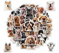 Autocollants Chiens Pour 50 Pièces Décalcomanies Animaux Gourdes