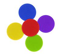 Autocollants Circulaires Colorés 30 Pièces 12, 5cm en Polyester