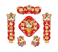 Autocollants De Cheval Du Nouvel An Chinois 2026 - Autocollants Magnétiques Imperméables Pour Véhicule, Décoration Automobile Et Maison Pour Célébration De Vacances | Pour Voitures Magasin École