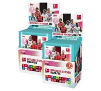 Autocollants de collection Topps Bundesliga 2024/2025 - 2 présentoirs (100 sachets)