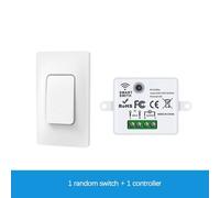 Autocollants de commutateur sans fil + dispositif On Off Rf433, panneau de commande à distance sans fil, commande de lumière intelligente 220v, Version américaine
