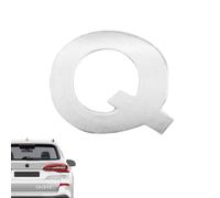 Autocollants de lettres adhésives, emblèmes et badges de voiture Lettre 3D | Imperméable et résistant à la décoloration pour pare-chocs de voiture | Autocollants de autocollants Alphabet de co