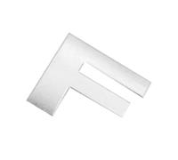 Autocollants de lettres adhésives, emblèmes et badges de voiture Lettre 3D | Imperméable et résistant à la décoloration pour pare-chocs de voiture | Autocollants alphabet pour utilisation en extérieur