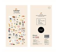 Autocollants De Marque Coréenne Importée Mon Cuisine, Étiquette Scrapbooking, Papeterie De Journal Intime, Décoration Fournitures Artistiques, Diy Bricolage