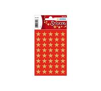 Herma Autocollants de Noël DECOR étoiles – 13 mm – Or – Lot de 120 – Papier