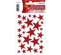 Herma Autocollants 6528 Magic – Étoiles multicolores pailletées