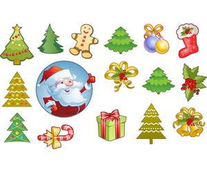 Autocollants de Noël – Motifs de Noël – Autocollants de Noël – Décoration festive – 100 x 155 cm