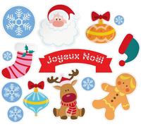 Autocollants de Noël pour enfants – Autocollants de Noël – Décoration de fête – 90 x 105 cm