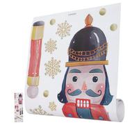 Autocollants de Noël pour Vitrine Casse-noisette en PVC