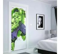 Autocollants de porte style aquarelle Marvel Superhero Stickers imperméables Graffiti Mur Décoratif Art Décor DIY Dessin animé Sticker mural~00939