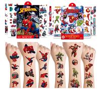 Autocollants de tatouage The Avengers, 4 pièces/ensemble, autocollants imperméables originaux de la princesse Sofia, fournitures de fête d'anniversaire, cadeaux de décoration
