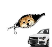 Autocollants de voiture | Autocollants extérieurs à motif animal pour fermeture éclair - Autocollants de voiture imperméables drôles pour ordinateur portable, verre, miroir, tableau de bord, camion