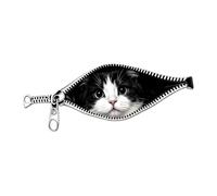 Autocollants de voiture - Décalcomanies à motif animal à fermeture éclair | Étanche mignon véhicule pare-brise remorque camion miroir verre tableau de bord ordinateur portable décoration