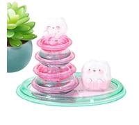 Autocollants décoratifs mignons pour le bricolage, jouets d'animaux amusants empilables | Ensemble d'autocollants de bricolage de dessin animé pour pour trousse, journal, bagages, bouteille