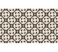 Autocollants décoratifs pour carrelage de cuisine et de salle de bain – 60 autocollants Cyrilia Azulejo – 60 autocollants de 15 x 15 cm