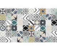 Autocollants décoratifs pour meubles – 60 autocollants authentiques Jehana imitant des carreaux de ciment – 60 autocollants de 20 x 20 cm