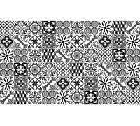 Autocollants décoratifs pour meubles – 60 autocollants Mazena imitant des carreaux de ciment – 60 autocollants de 20 x 20 cm