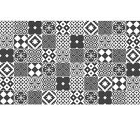 Autocollants décoratifs pour meubles – 60 autocollants VOGIA authentiques imitation carreaux de ciment – 60 autocollants de 20 x 20 cm