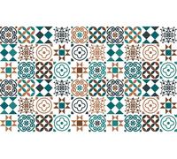 Autocollants décoratifs pour meubles – Autocollants pour la cuisine et le salon – 60 autocollants Ayrton pour meubles – 60 autocollants de 20 x 20 cm