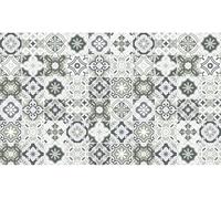 Autocollants décoratifs pour meubles – Autocollants pour la cuisine et le salon – 60 autocollants Floentina imitation carreaux de ciment pour meubles – 60 autocollants 20 x 20 cm
