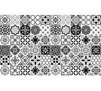 Autocollants décoratifs pour meubles – Autocollants pour la cuisine et le salon – 60 autocollants imitation carrelage ciment pour les meubles Nicolas – 60 autocollants 20 x 20 cm