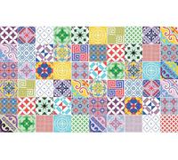 Autocollants décoratifs pour meubles – Autocollants pour la cuisine et le salon – 60 autocollants MOTICIA en forme de carreaux – 60 autocollants de 20 x 20 cm