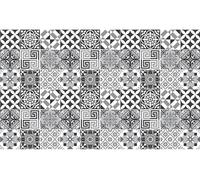 Autocollants décoratifs pour meubles – Autocollants pour la cuisine et le salon – 60 autocollants pour meubles imitation carreaux de ciment par ALONZO – 60 autocollants de 20 x 20 cm