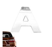 Autocollants en lettres de l'alphabet | Imperméable et résistant à la décoloration pour pare-chocs de voiture | Durabilité améliorée - Autocollants robustes avec design 3D pour véhicules automobiles