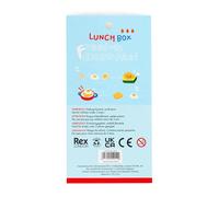 Autocollants gonflés 3D boîte à lunch Rex London Multicolore 9,2x15,0x0,1 cm