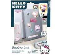 Autocollants Hello Kitty sous licence officielle Puffy Gadget comprenant 32 autocollants 3D en forme de chat de dessin animé,