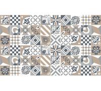 Autocollants imitation carrelage pour la cuisine et la salle de bain – 60 autocollants imitation carrelage ciment pour meubles – Barcenas – 60 autocollants 20 x 20 cm