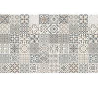 Autocollants imitation carrelage pour la cuisine et la salle de bains – 60 autocollants imitation carrelage ciment, Azulejos Palmina – 60 autocollants, 20 x 20 cm