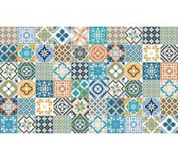 Autocollants imitation carrelage pour la cuisine et la salle de bains – 60 autocollants imitation carrelage PIANICIO – 60 autocollants 20 x 20 cm