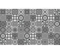 Autocollants imitation carrelage pour la cuisine et la salle de bains – 60 autocollants imitation carrelage ciment pour meubles de Soriano – 60 autocollants de 20 x 20 cm