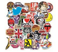 Autocollants Imperméables Avec Différents Motifs, Pack De 100